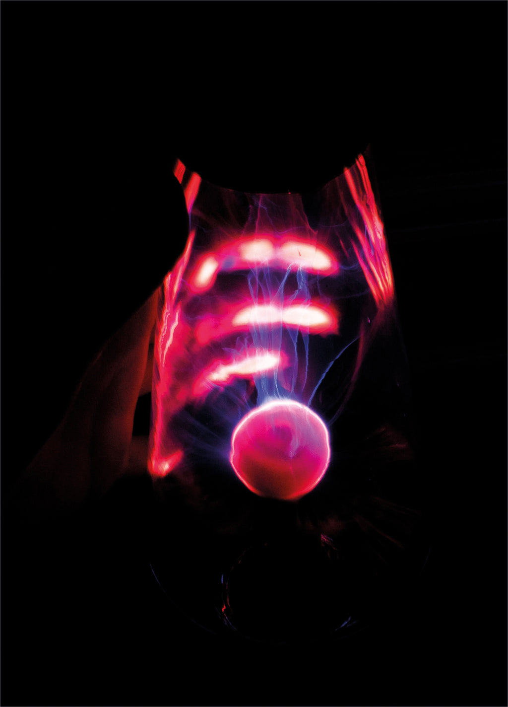 Contact Sensitive Plasma Rocket Lamp