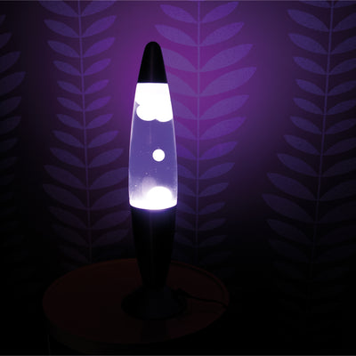 Lava Lamp with Silver Casing
