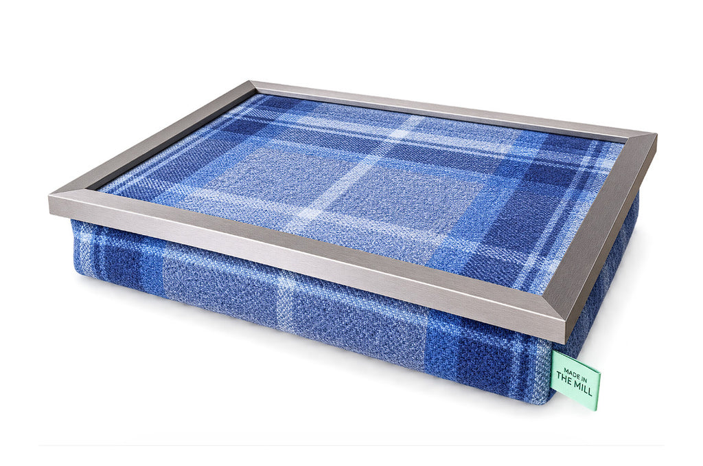 Luxury Border Tweed Lap Tray With Bean Bag from Made in the Mill