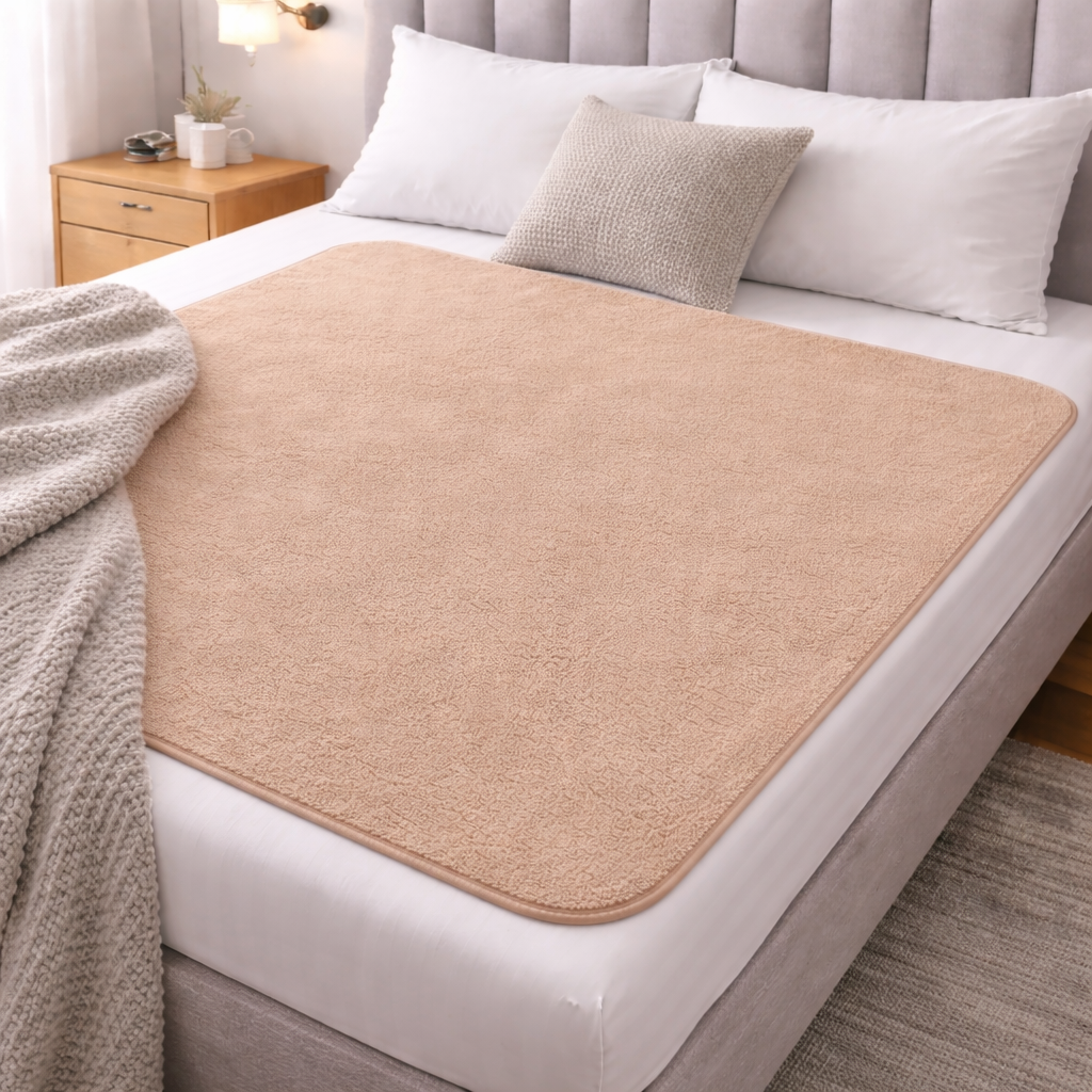 Simplantex Luxury Winter Warm Coral Fleece Mattress Topper