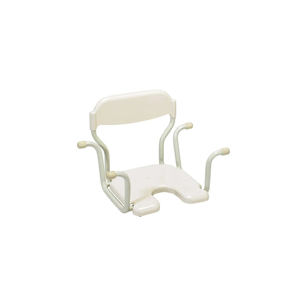 Homecraft White Line Suspended Bath Seat with Back Rest