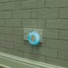 LED Nightlight with 13A Socket - plugged in, blue