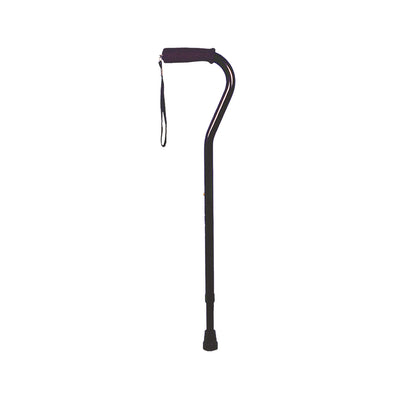 The Swan Neck Walking Stick with Foam Grip Handle 