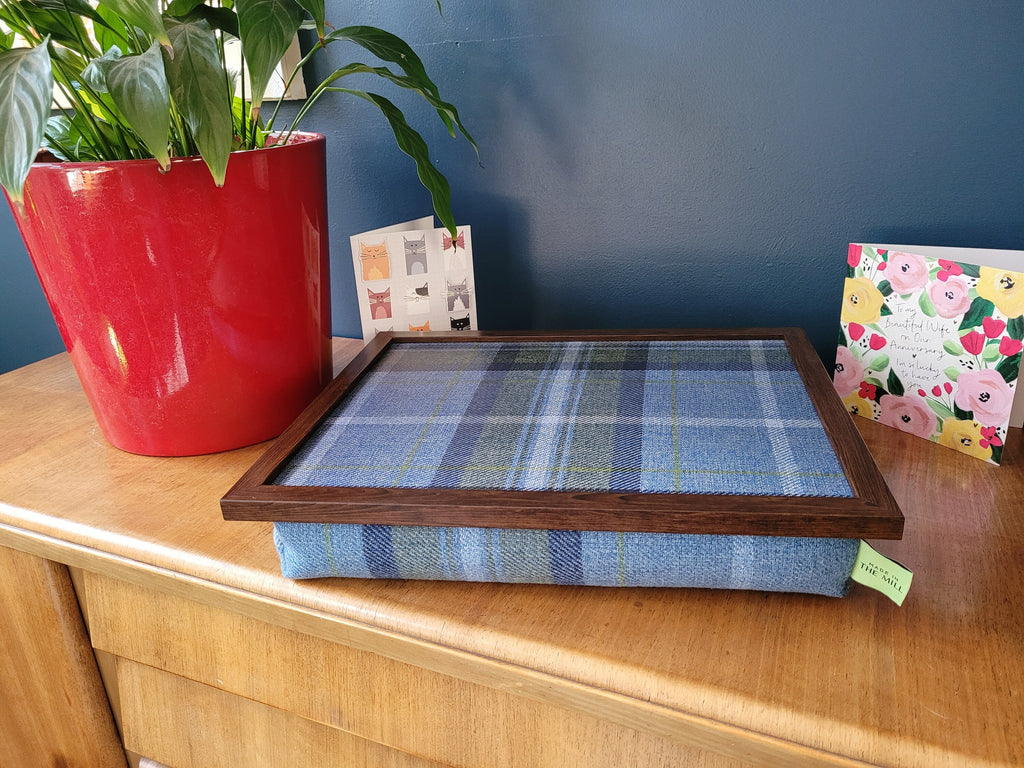 Luxury Westie Tweed Lap Tray With Bean Bag from Made in the Mill