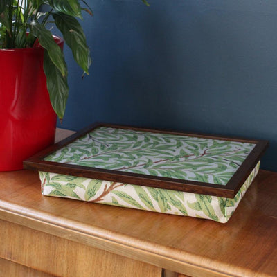Luxury Sage Willow Lap Tray With Bean Bag from Made in the Mill