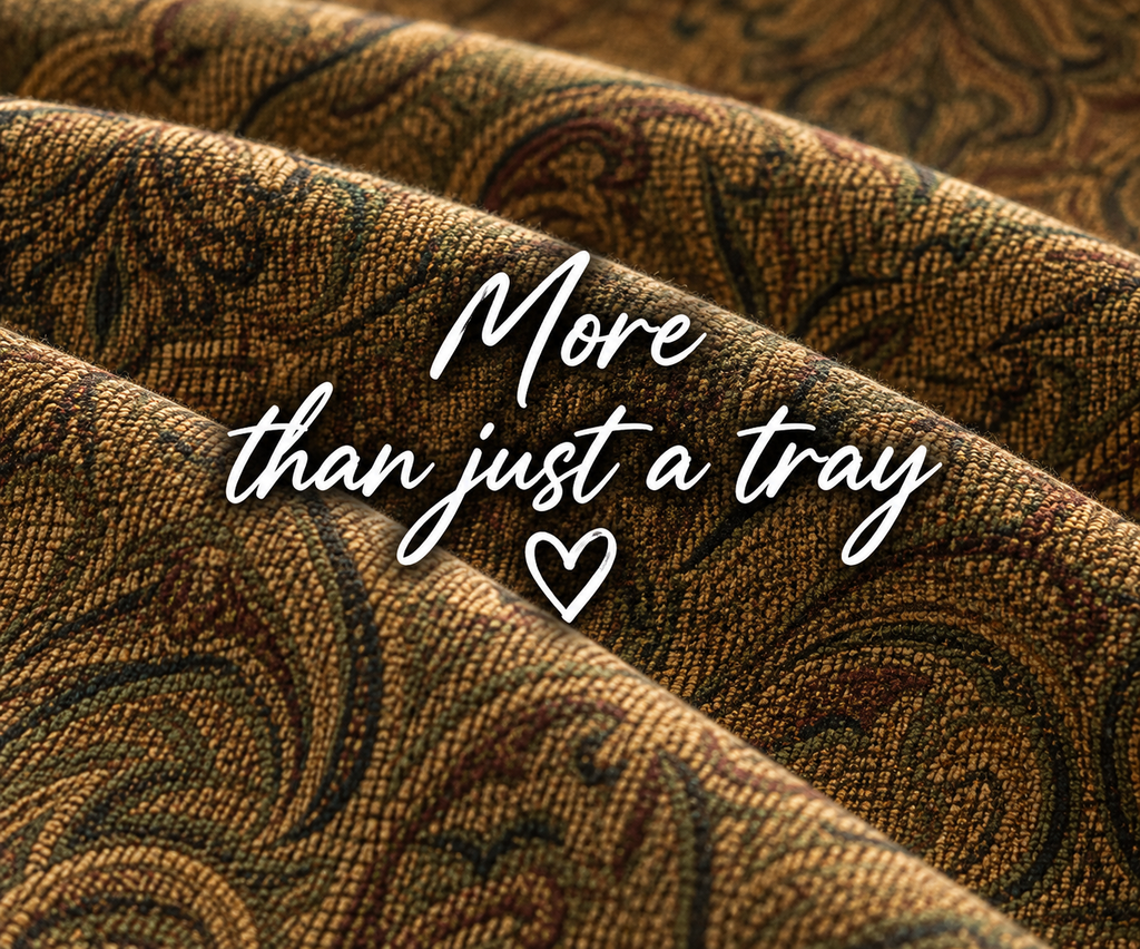 Luxury Templeton Tapestry Lap Tray with Bean Bag Base from Made in the Mill