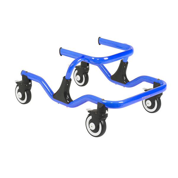 The blue Moxie Gait Trainer