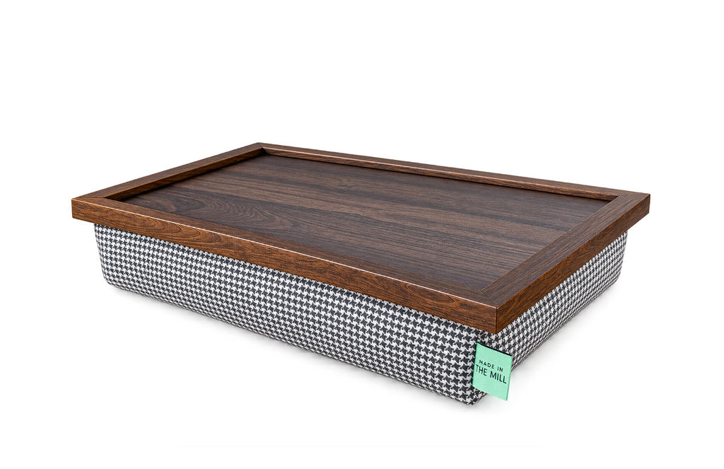 Luxury Dogtooth Lap Tray with Bean Bag by Made in the Mill