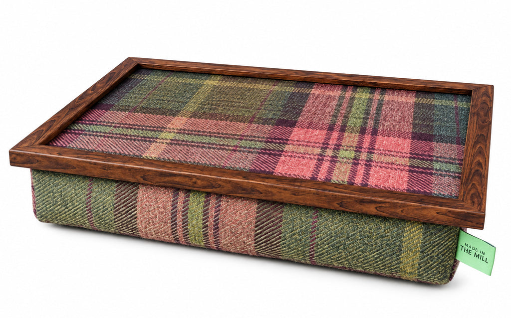 Luxury Harrier Tweed Lap Tray With Bean Bag from Made in the Mill