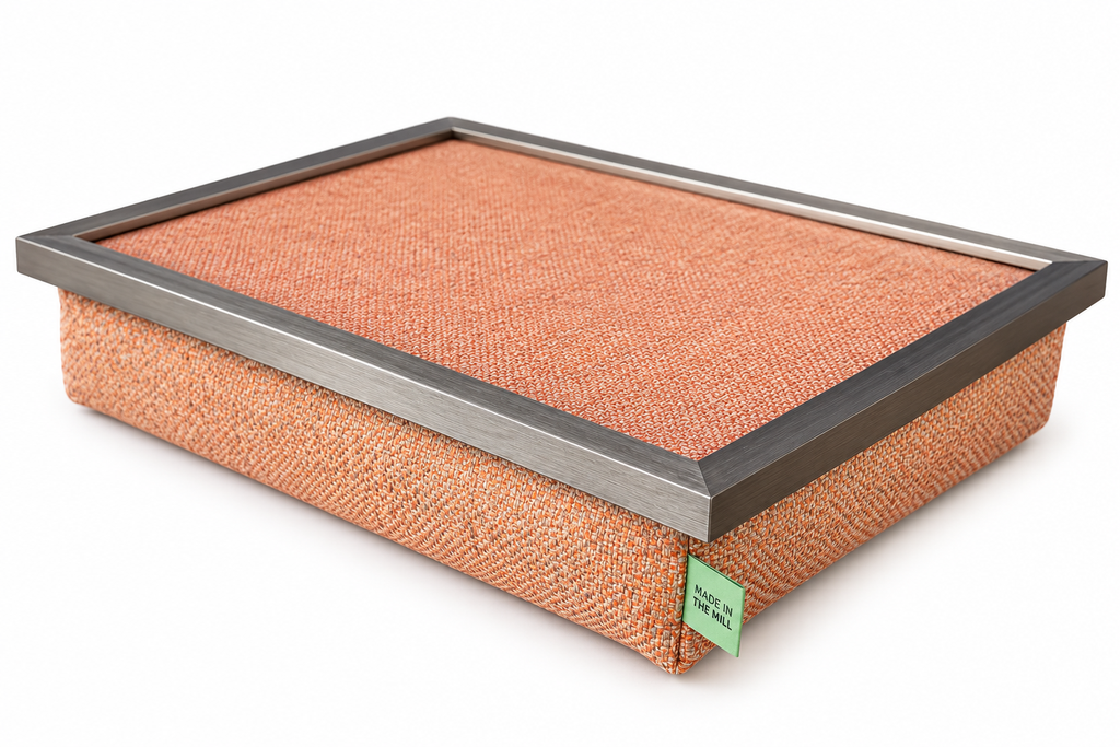 Luxury Mid Century Orange Lap Tray With Bean Bag from Made in the Mill