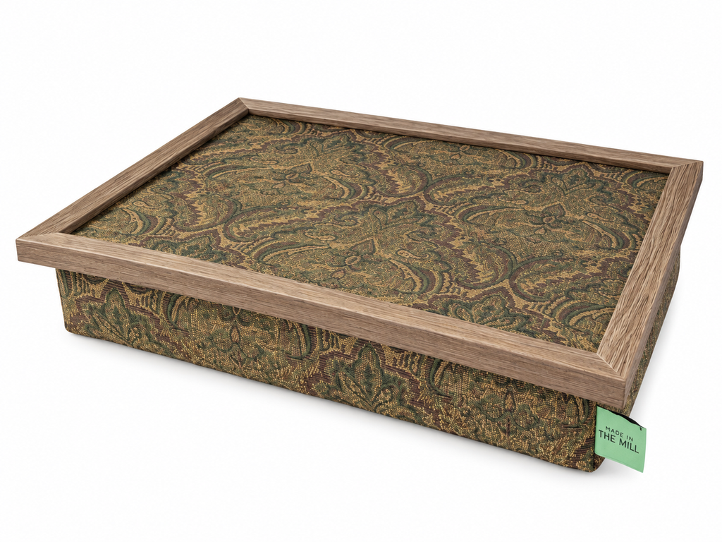 Luxury Templeton Tapestry Lap Tray with Bean Bag Base from Made in the Mill