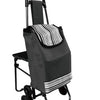 Stair Climber Shopping Trolley with seat - black