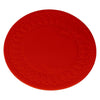 Red Tenura Circular Anti-Slip Coasters