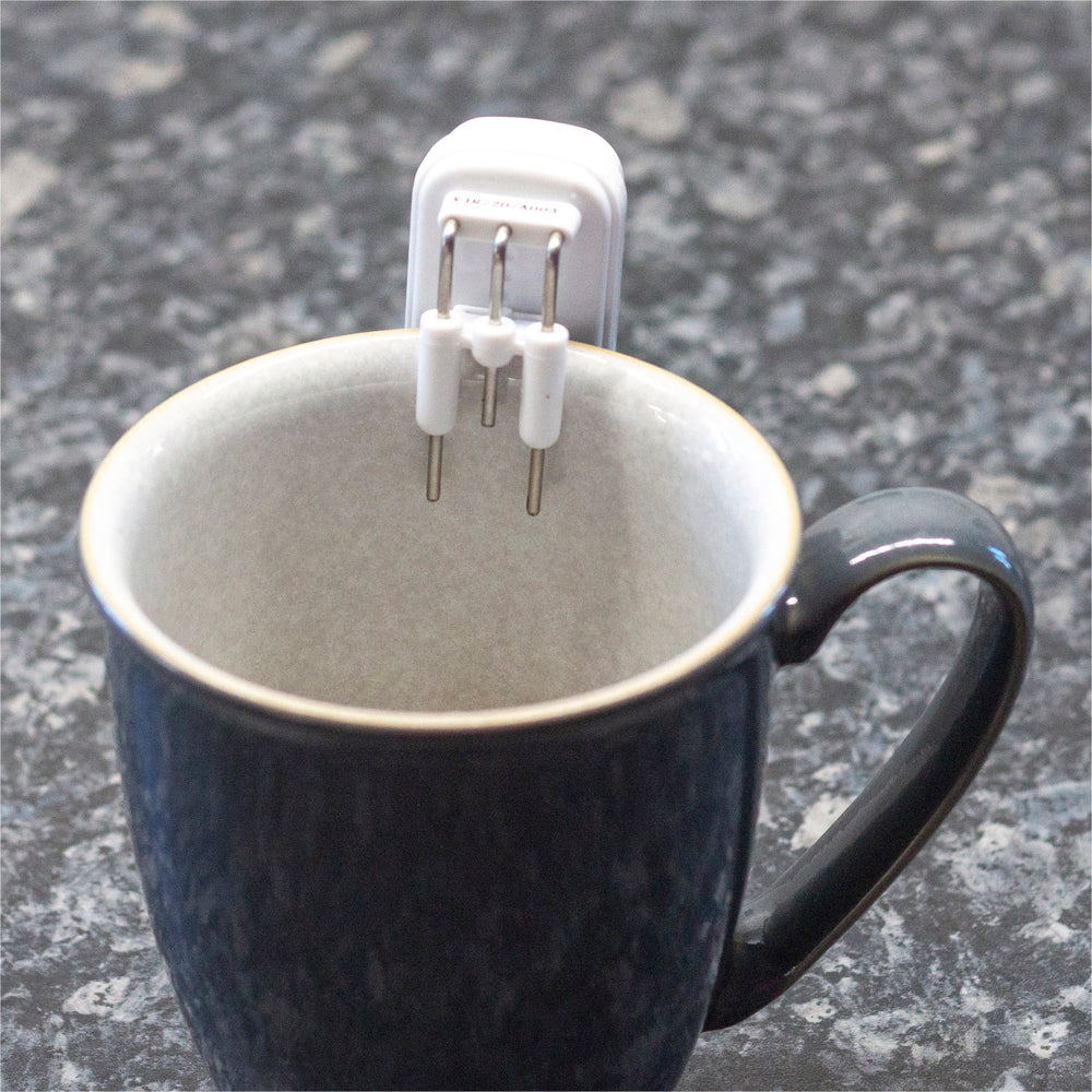 the image shows the liquid level detector on a mug