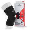 The Vulkan Classic Stabilising Knee Support next to the box