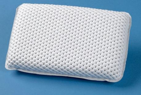 a close up of the luxury bath pillow