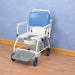  the Atlantic Bariatric Commode and Shower Chair positioned over a standard toilet