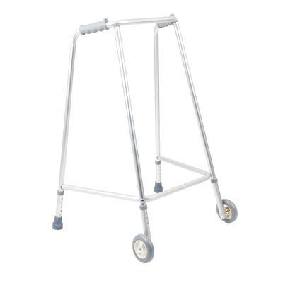 The image shows the Days Adjustable Height Wheeled Walking Frames