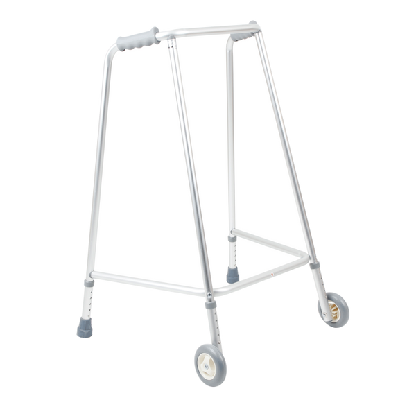The image shows the Days Adjustable Height Wheeled Walking Frames
