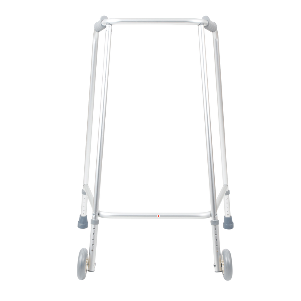Front view of the Days Adjustable Height Wheeled Walking Frame
