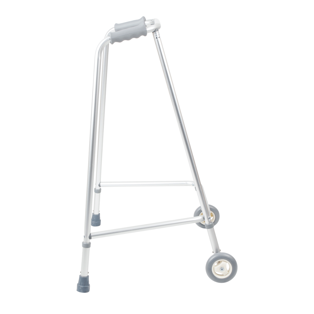 Side view of the Days Adjustable Height Wheeled Walking Frame