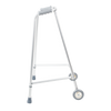 Side view of the Days Adjustable Height Wheeled Walking Frame