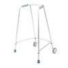 Rear view of the Days Adjustable Height Wheeled Walking Frame