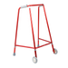 Days Red Adjustable Height Wheeled Walking Frames -S/M/L
