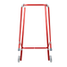 Front view of the Days Red Adjustable Height Wheeled Walking Frames