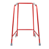 Rear view of the Days Red Adjustable Height Wheeled Walking Frame