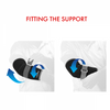 shows how to fit the Vulkan Classic Compression Strap Elbow Support