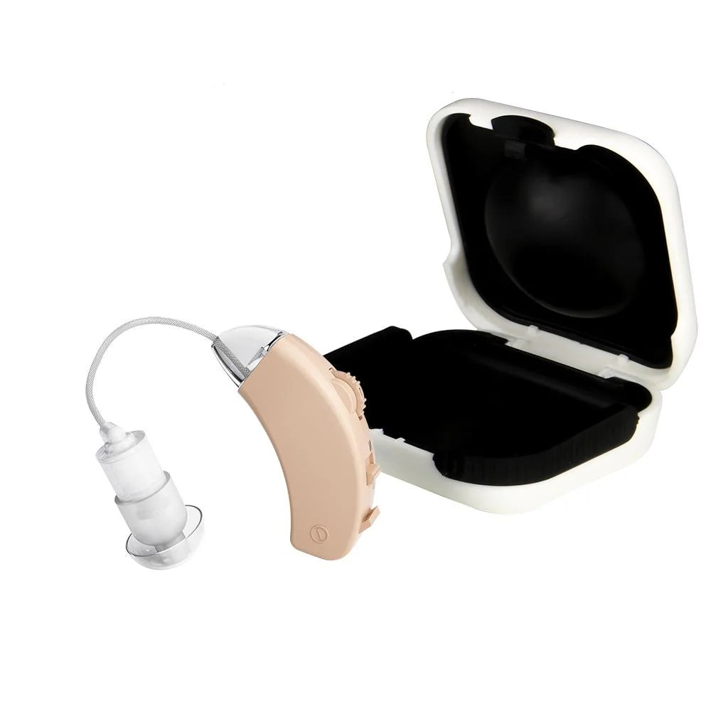 Lifemax Medically Approved Hearing Amplifier – Battery Operated with case