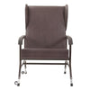 the adjustable metal framed chair with wings