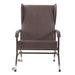 the adjustable metal framed chair with wings