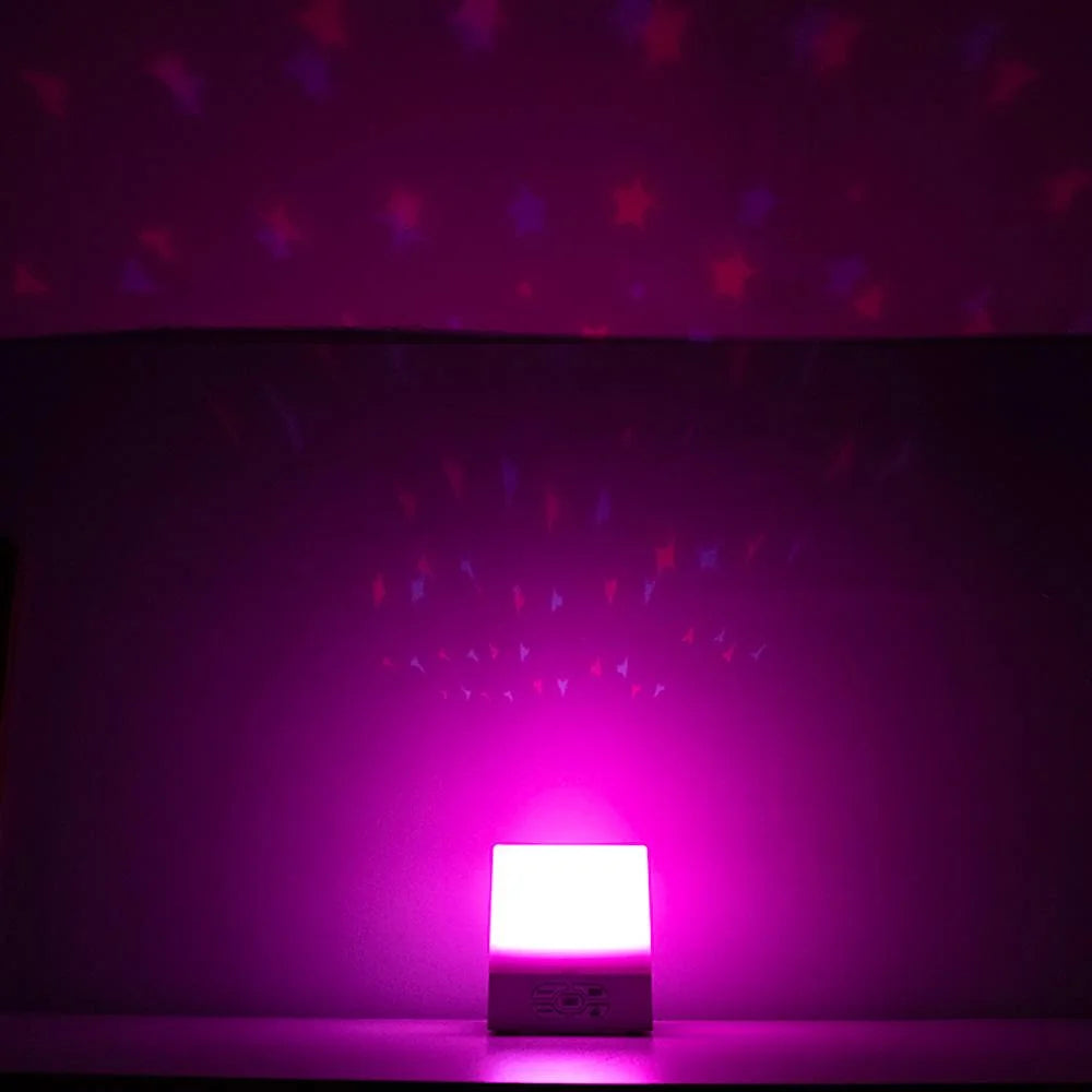 Lifemax Star Projection Cube with Lullaby and Nature Sounds