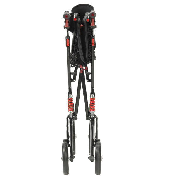 shows a folded up nitro hd rollator