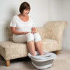 Lifemax Luxury Foldaway Foot Spa in use