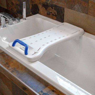 Days Moulded Bath Board with Handle, fitted over a bath