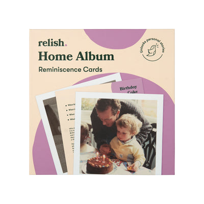 shows the home album reminiscence cards
