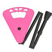 The Pink Height Adjustable Folding Flipstick, folded up.