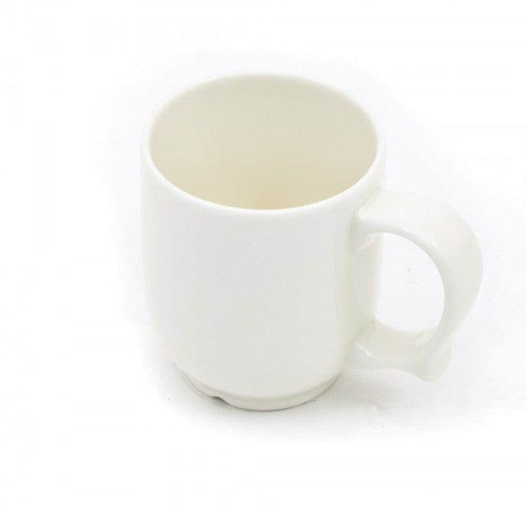 Wade Dignity One Handled Mug – white