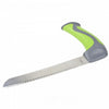 shows the easi-grip kitchen bread knife