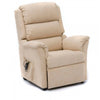 shows the cream coloured nevada dual motor rise and recline chair