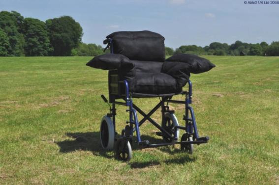 Harley T-Shaped Wheelchair Cushion – black