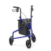 shows the Days Lightweight Tri Walker Rollator in Blue