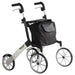 shows the lets go out rollator in black and silver