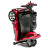 the image shows a dual wheel auto fold scooter