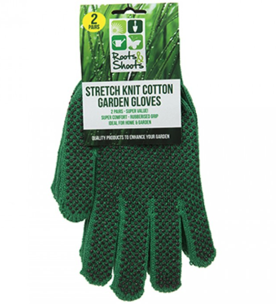 Stretch Knit Cotton Garden Gloves