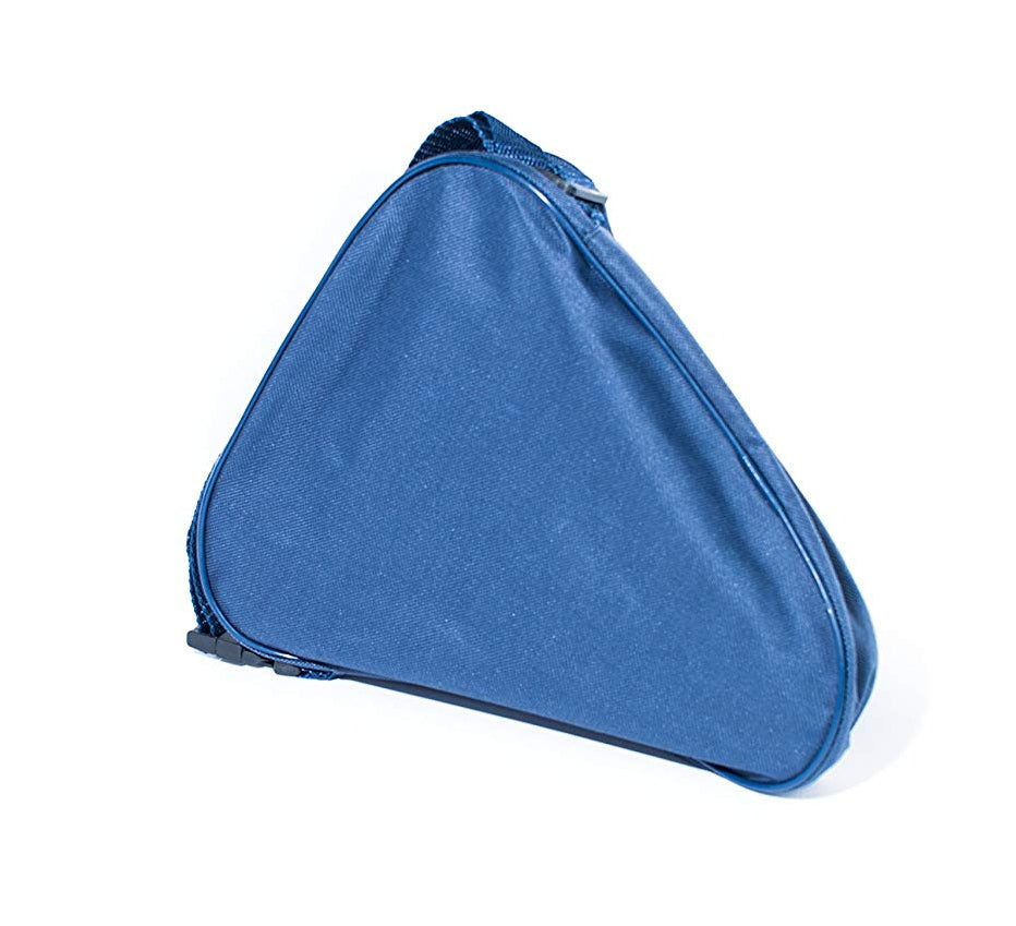 shows the carry bag for transporting the blue flipstick folding