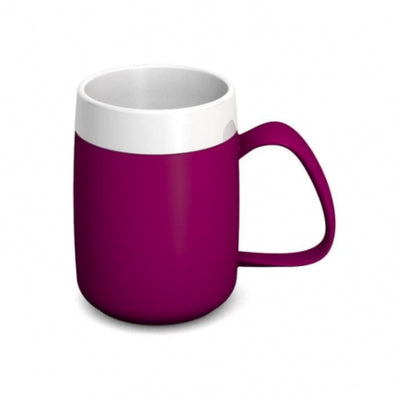 The Purple Ornamin Wide Base Thermal Mug with Internal Cone